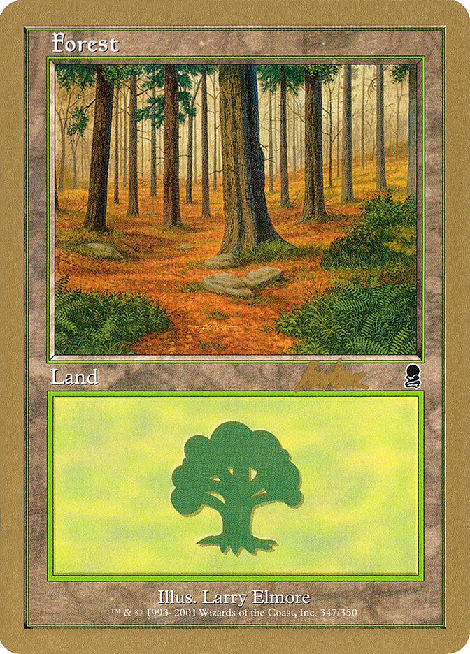 Forest (bk347) (Brian Kibler) [World Championship Decks 2002] | Exor Games New Glasgow