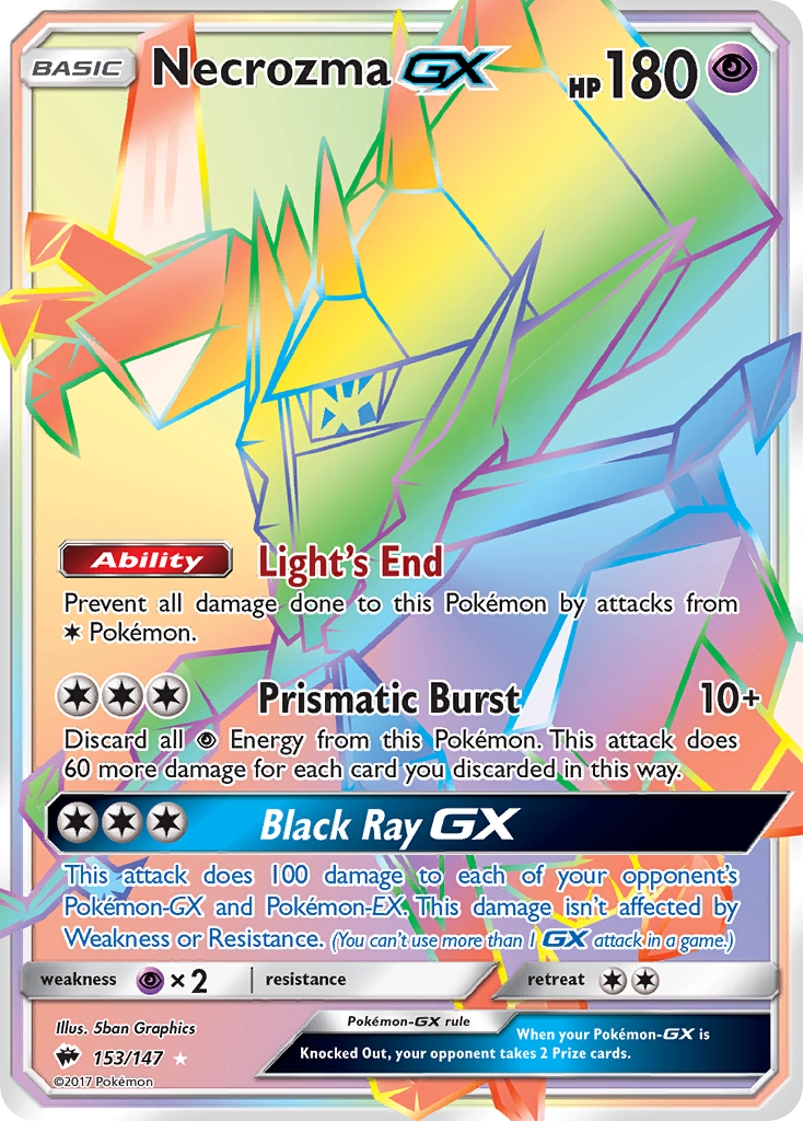 Necrozma GX (153/147) [Sun & Moon: Burning Shadows] | Exor Games New Glasgow