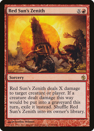 Red Sun's Zenith [Mirrodin Besieged] | Exor Games New Glasgow