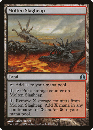 Molten Slagheap [Commander 2011] | Exor Games New Glasgow