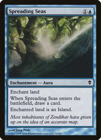 Spreading Seas [Zendikar] | Exor Games New Glasgow