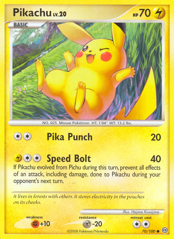 Pikachu (70/100) [Diamond & Pearl: Stormfront] | Exor Games New Glasgow
