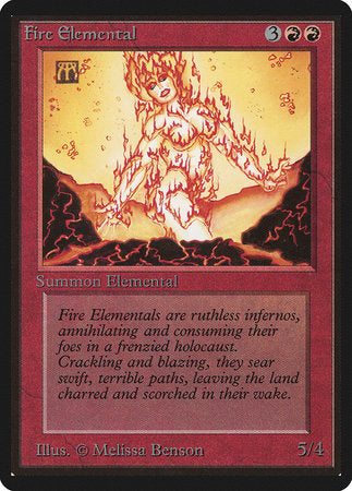 Fire Elemental [Limited Edition Beta] | Exor Games New Glasgow