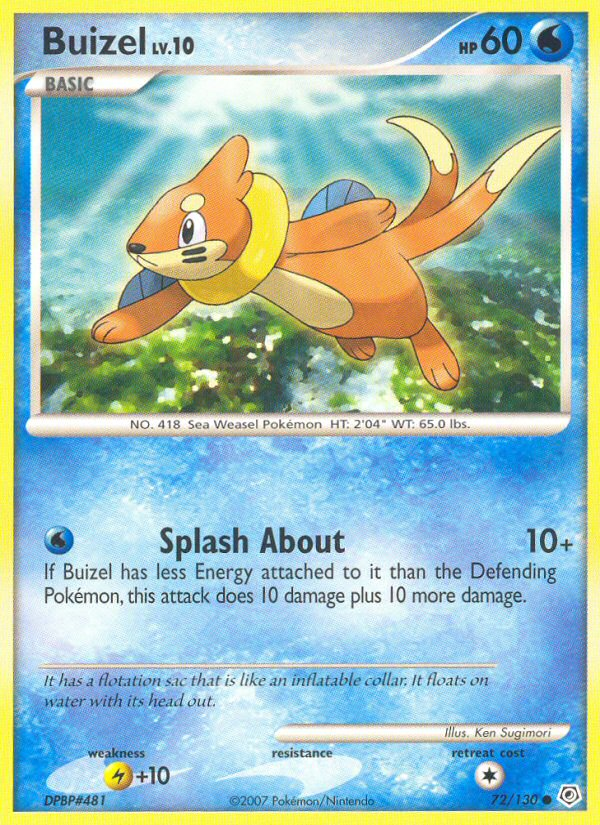 Buizel (72/130) [Diamond & Pearl: Base Set] | Exor Games New Glasgow