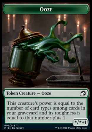 Ooze Token [Innistrad: Midnight Hunt Tokens] | Exor Games New Glasgow