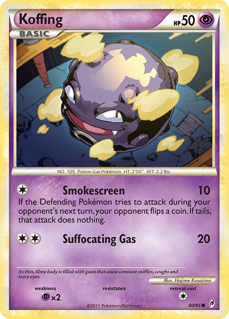 Koffing (60/95) [HeartGold & SoulSilver: Call of Legends] | Exor Games New Glasgow