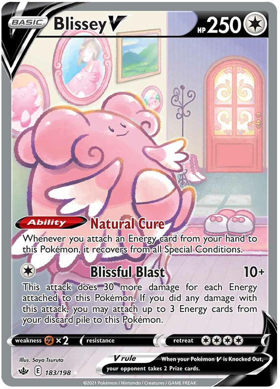 Blissey V (183/198) [Sword & Shield: Chilling Reign] | Exor Games New Glasgow