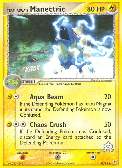 Team Aqua's Manectric (29/95) [EX: Team Magma vs Team Aqua] | Exor Games New Glasgow