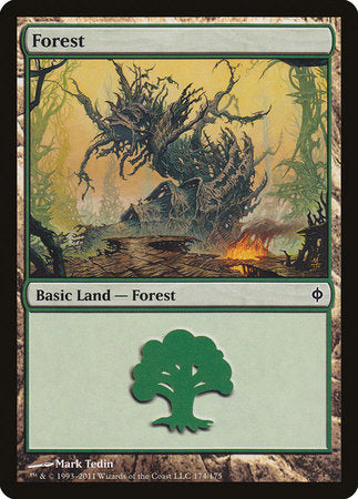 Forest (174) [New Phyrexia] | Exor Games New Glasgow