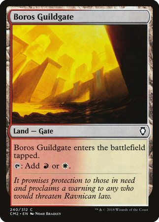 Boros Guildgate [Commander Anthology Volume II] | Exor Games New Glasgow