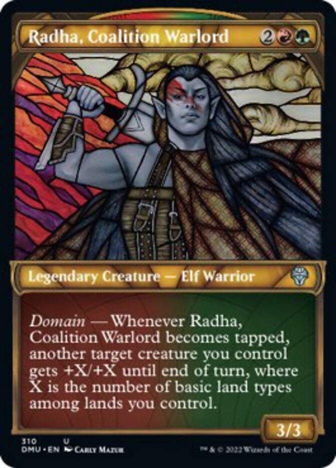 Radha, Coalition Warlord (Showcase) [Dominaria United] | Exor Games New Glasgow