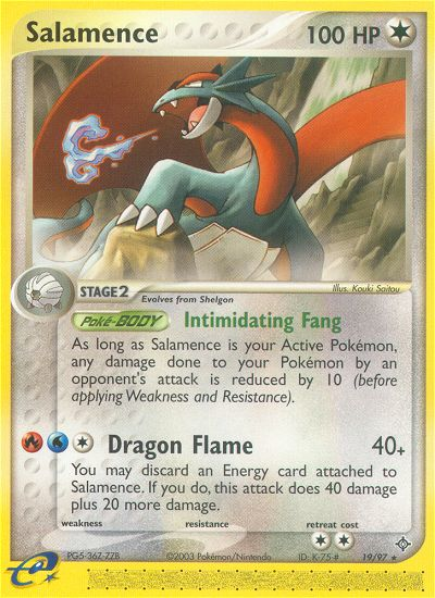 Salamence (19/97) [EX: Dragon] | Exor Games New Glasgow