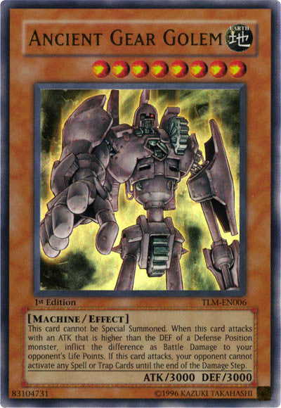 Ancient Gear Golem [TLM-EN006] Ultra Rare | Exor Games New Glasgow