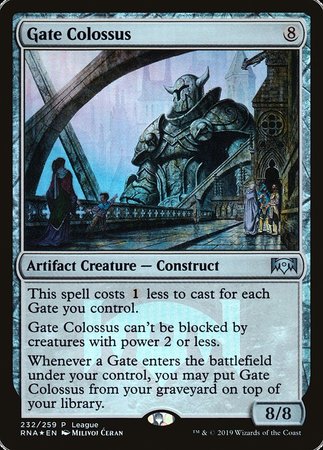 Gate Colossus [Ravnica Allegiance Promos] | Exor Games New Glasgow