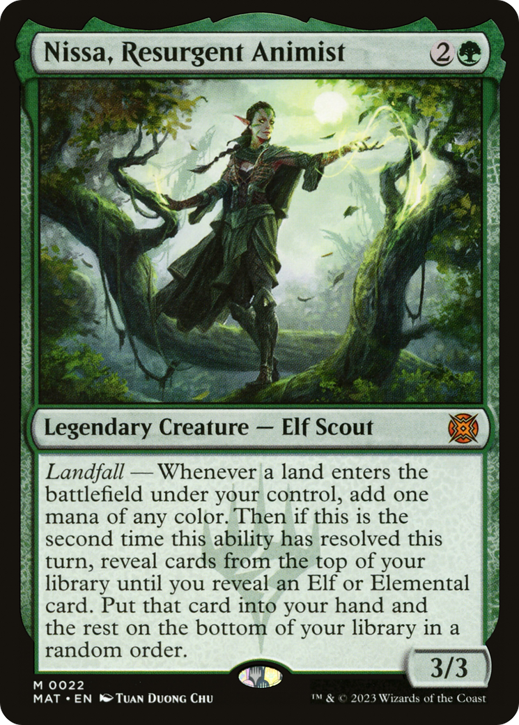 Nissa, Resurgent Animist [March of the Machine: The Aftermath] | Exor Games New Glasgow