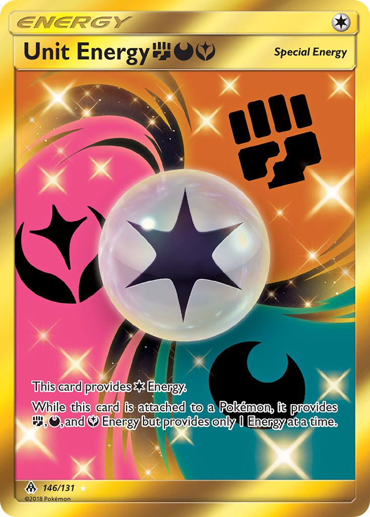 Unit Energy (146/131) (Fighting, Darkness, Fairy) [Sun & Moon: Forbidden Light] | Exor Games New Glasgow