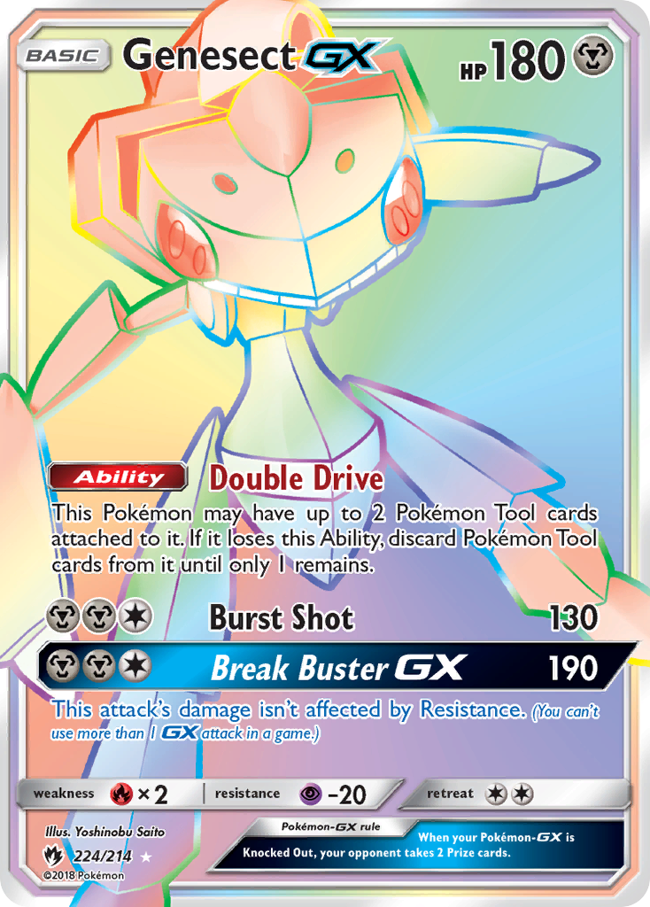 Genesect GX (224/214) [Sun & Moon: Lost Thunder] | Exor Games New Glasgow