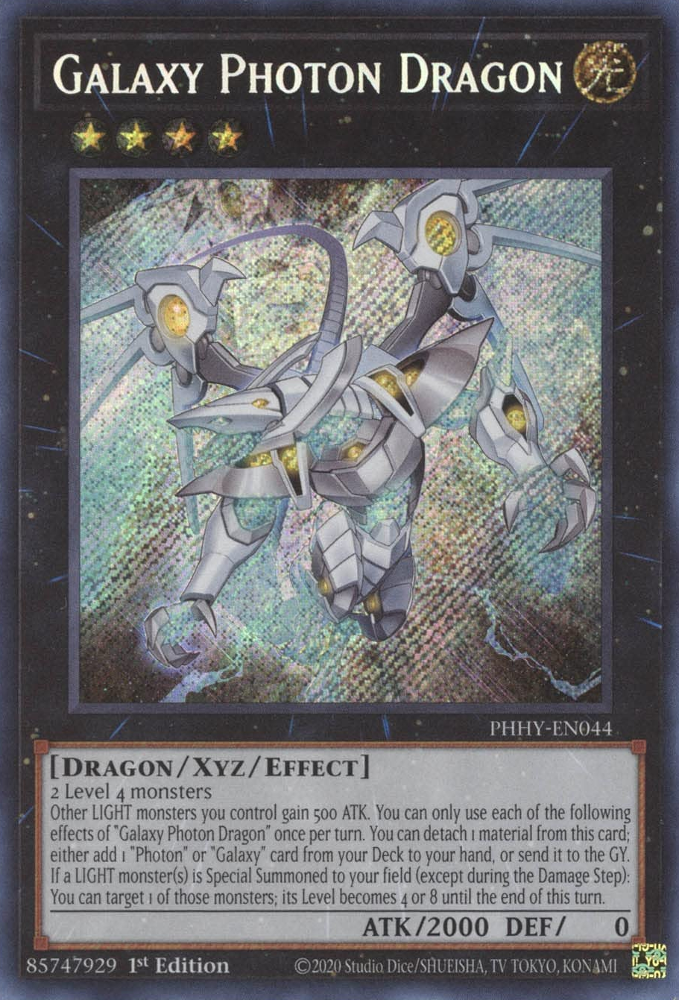 Galaxy Photon Dragon [PHHY-EN044] Secret Rare | Exor Games New Glasgow