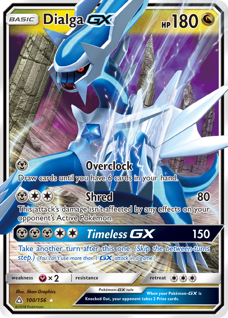 Dialga GX (100/156) [Sun & Moon: Ultra Prism] | Exor Games New Glasgow