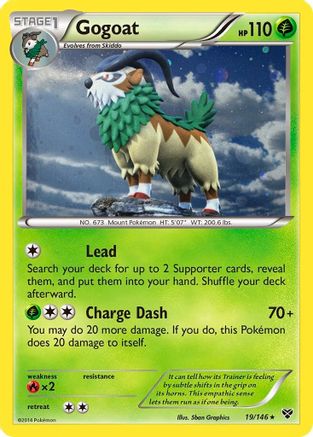 Gogoat (19/146) (Cosmos Holo) [XY: Base Set] | Exor Games New Glasgow