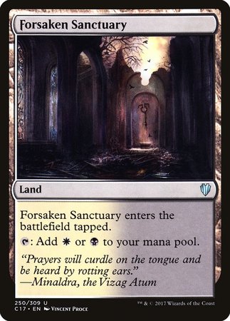 Forsaken Sanctuary [Commander 2017] | Exor Games New Glasgow