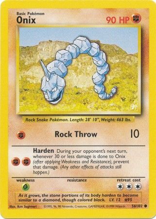 Onix (56/102) [Base Set Unlimited] | Exor Games New Glasgow