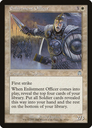 Enlistment Officer [Apocalypse] | Exor Games New Glasgow