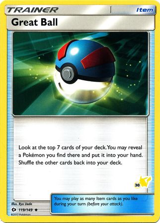 Great Ball (119/149) (Pikachu Stamp #38) [Battle Academy 2020] | Exor Games New Glasgow