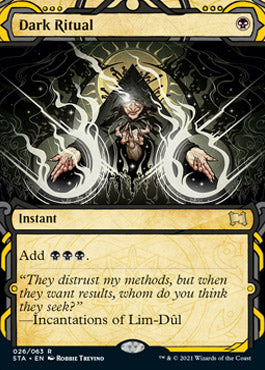 Dark Ritual  (Etched Foil) [Strixhaven Mystical Archive] | Exor Games New Glasgow