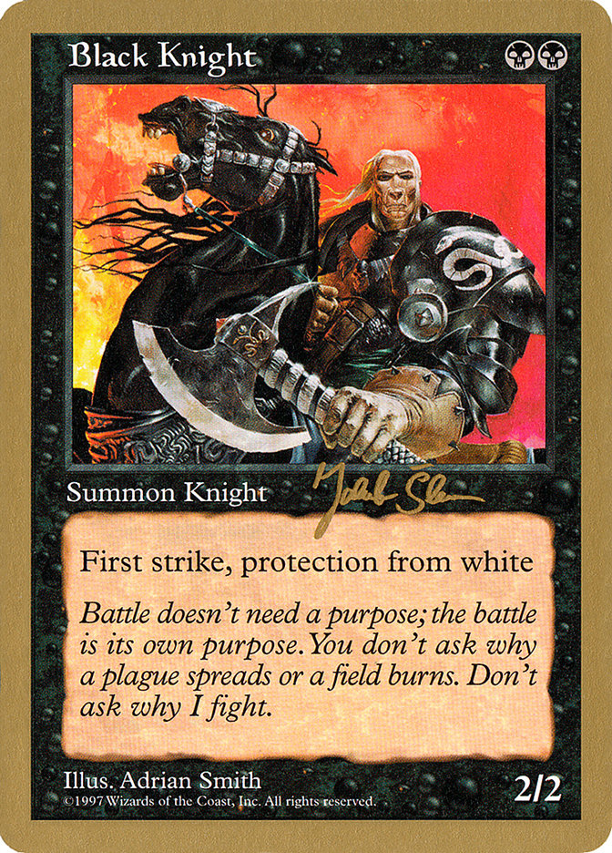 Black Knight (Jakub Slemr) [World Championship Decks 1997] | Exor Games New Glasgow