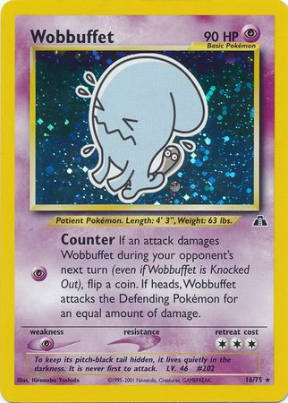 Wobbuffet (16/75) [Neo Discovery Unlimited] | Exor Games New Glasgow