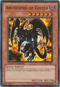 Archfiend of Gilfer [CT07-EN014] Super Rare | Exor Games New Glasgow