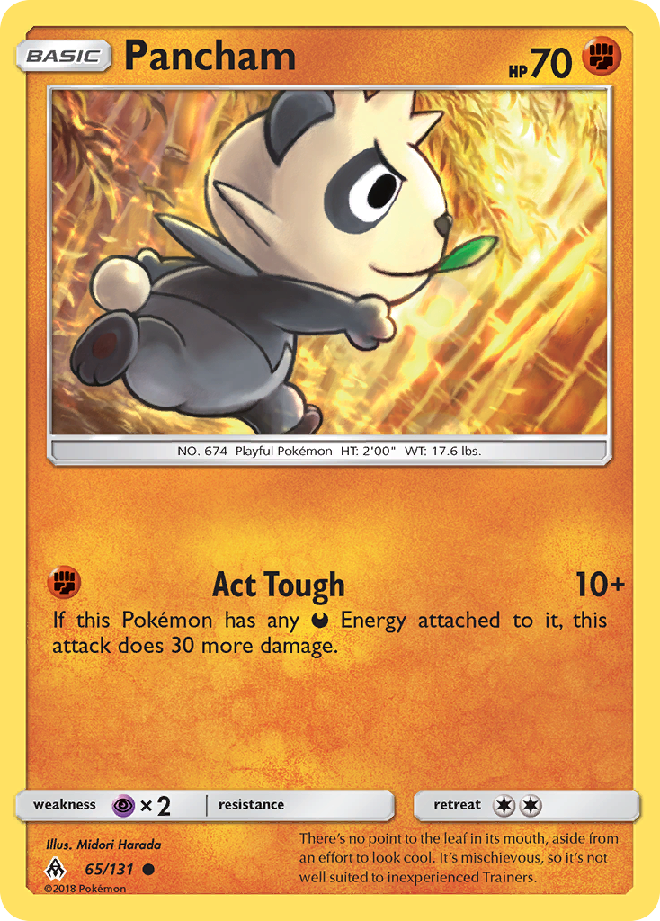 Pancham (65/131) [Sun & Moon: Forbidden Light] | Exor Games New Glasgow