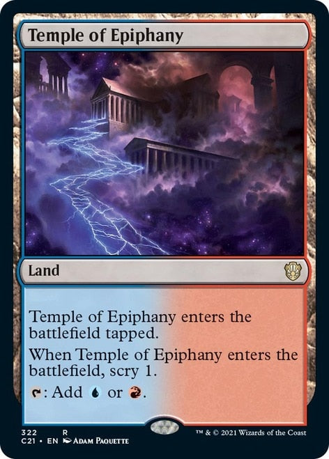 Temple of Epiphany [Commander 2021] | Exor Games New Glasgow