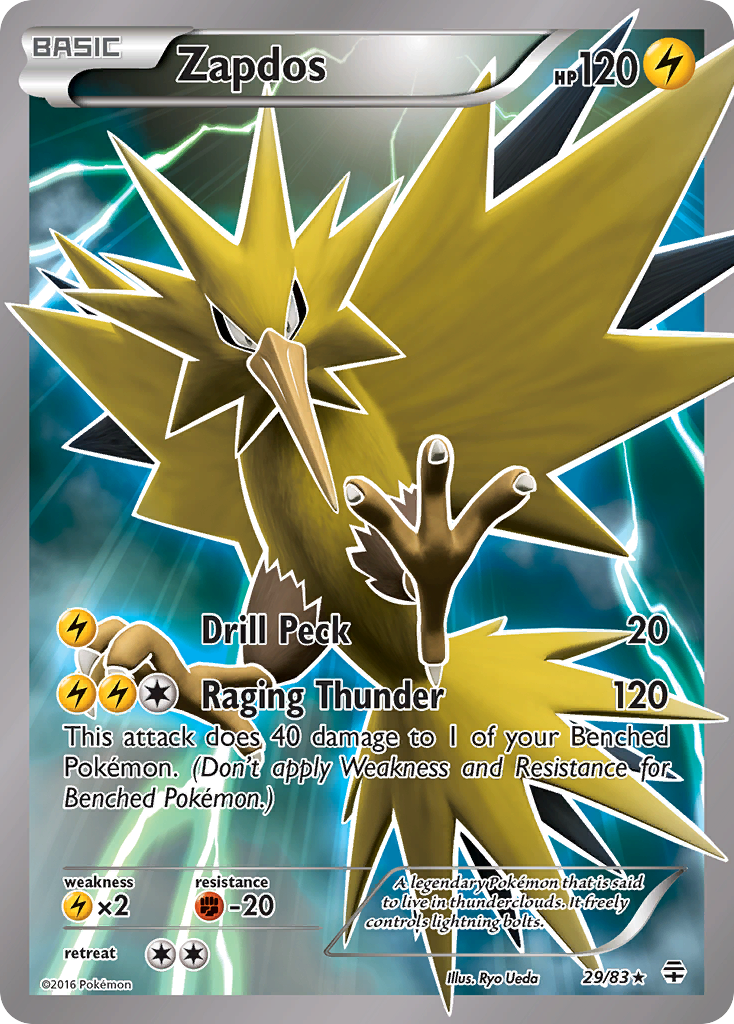 Zapdos (29/83) [XY: Generations] | Exor Games New Glasgow