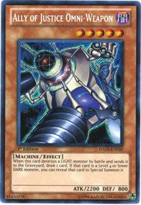 Ally of Justice Omni-Weapon [HA03-EN050] Secret Rare | Exor Games New Glasgow