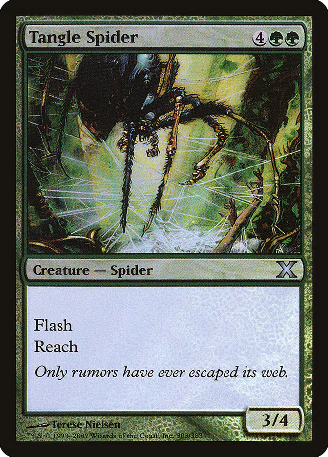 Tangle Spider (Premium Foil) [Tenth Edition] | Exor Games New Glasgow