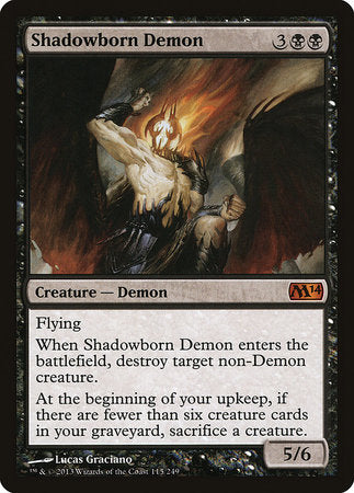 Shadowborn Demon [Magic 2014] | Exor Games New Glasgow