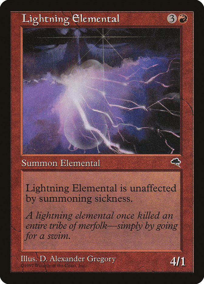 Lightning Elemental [Tempest] | Exor Games New Glasgow