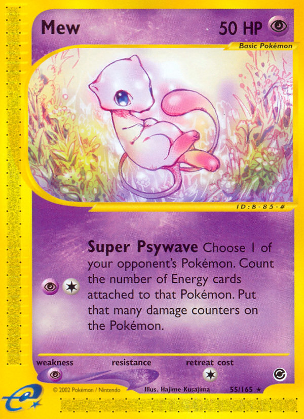 Mew (55/165) [Expedition: Base Set] | Exor Games New Glasgow