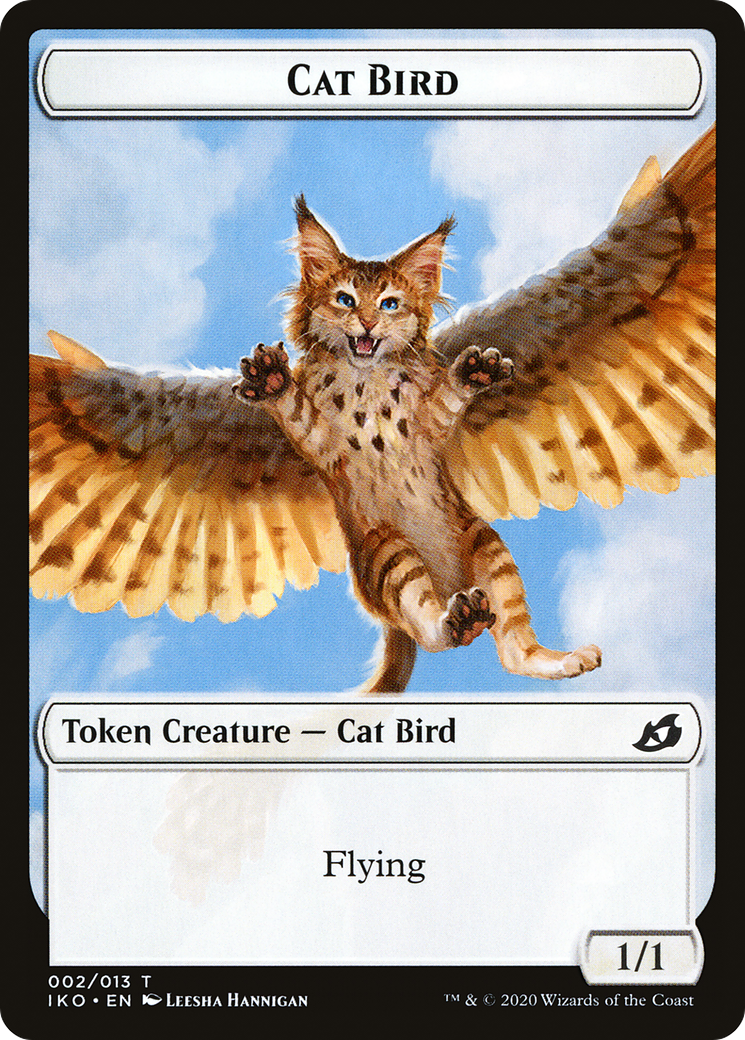 Cat Bird // Faerie Double-Sided Token [Starter Commander Decks] | Exor Games New Glasgow