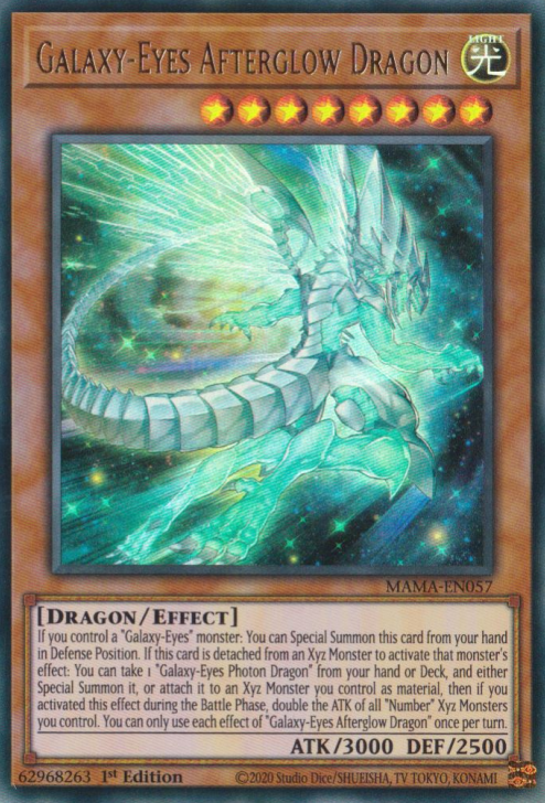 Galaxy-Eyes Afterglow Dragon [MAMA-EN057] Ultra Rare | Exor Games New Glasgow