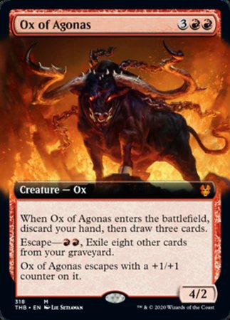 Ox of Agonas (Extended Art) [Theros Beyond Death] | Exor Games New Glasgow