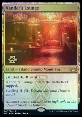 Xander's Lounge [Streets of New Capenna Prerelease Promos] | Exor Games New Glasgow