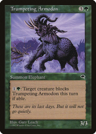 Trumpeting Armodon [Tempest] | Exor Games New Glasgow