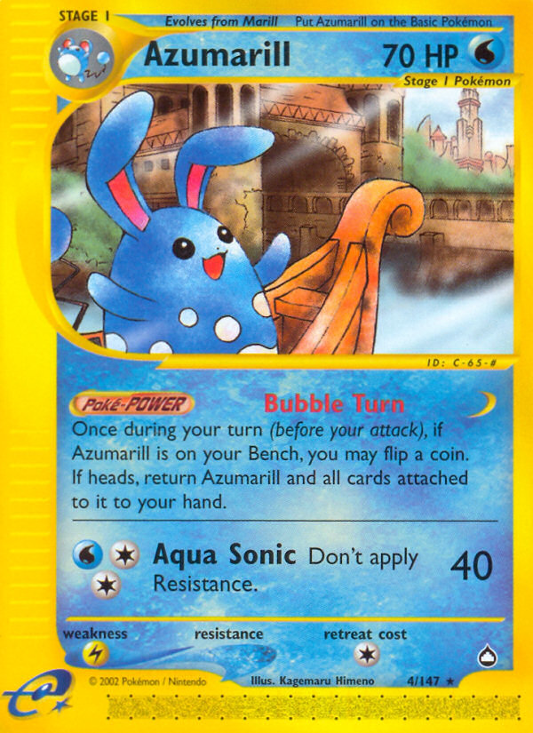 Azumarill (4/147) [Aquapolis] | Exor Games New Glasgow