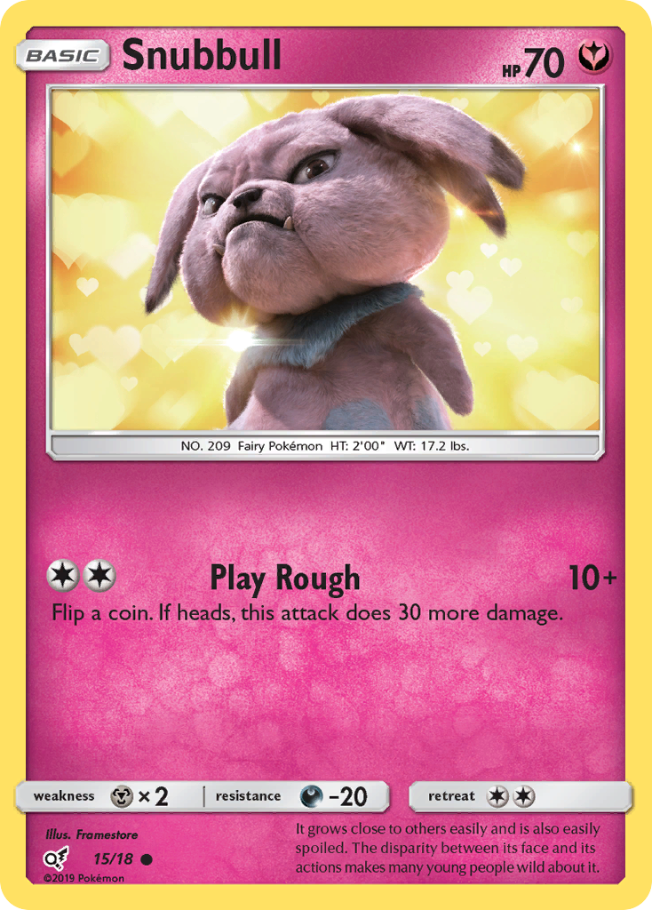 Snubbull (15/18) [Sun & Moon: Detective Pikachu] | Exor Games New Glasgow