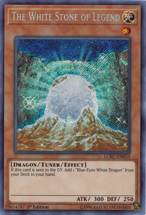 The White Stone of Legend [LCKC-EN010] Secret Rare | Exor Games New Glasgow