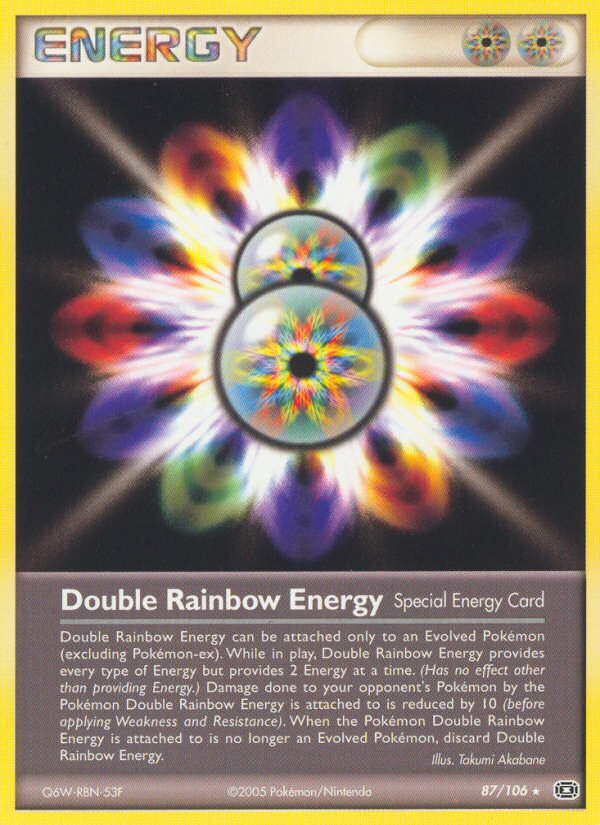 Double Rainbow Energy (87/106) [EX: Emerald] | Exor Games New Glasgow