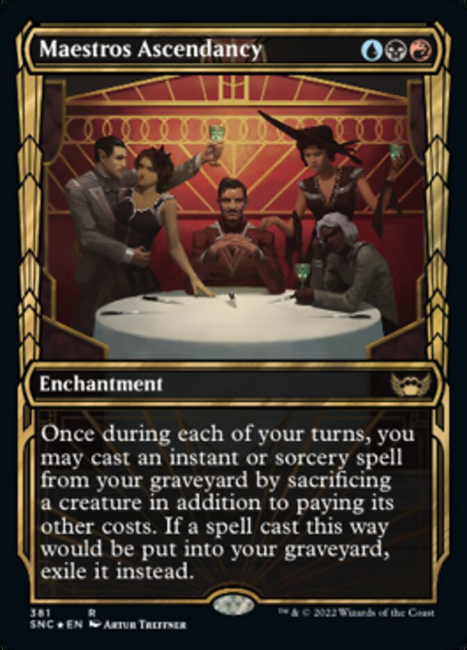 Maestros Ascendancy (Showcase Golden Age Gilded Foil) [Streets of New Capenna] | Exor Games New Glasgow
